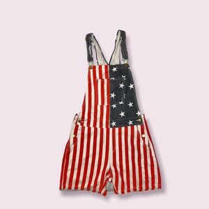 American Flag Medium Overalls!